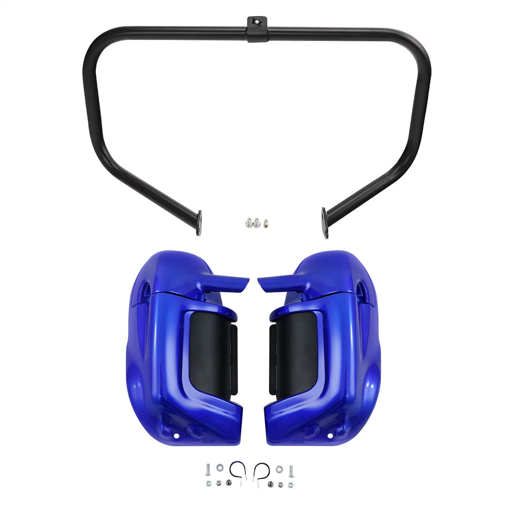 Lower Vented Fairings & Engine Guard for Harley Touring (1997–2008)