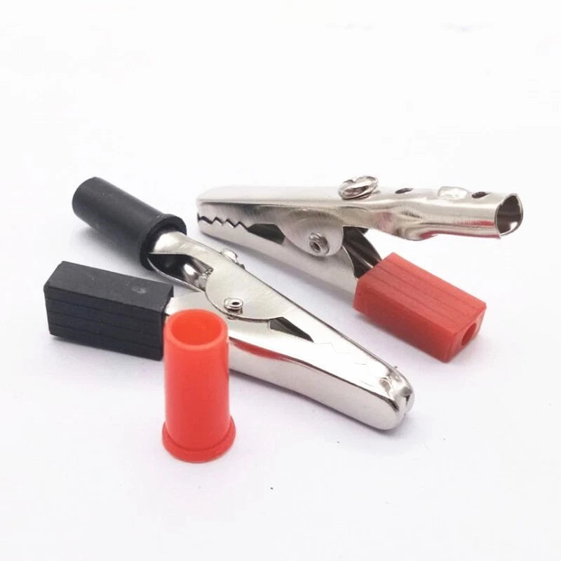 Clip 5A Connectors for Electric Components (Black and Red)