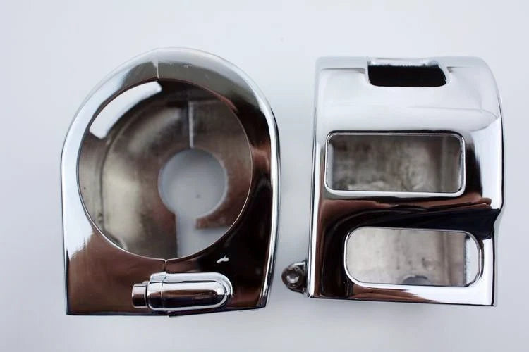 Chrome Switch Housing Cover for Kawasaki Vulcan 1500 1600 (1999–2008)