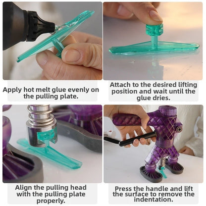 Automotive Dent Removal Pull Tabs Kit for Paintless Car For Body Restoration