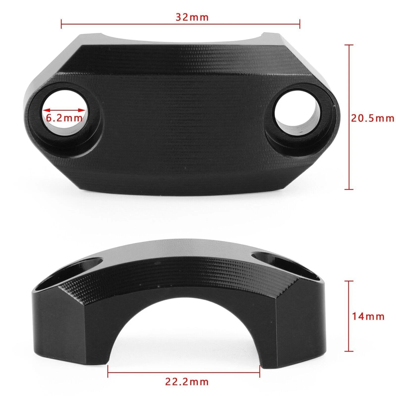 CNC Master Cylinder Perch Clamp for Yamaha YZ426F/450F YZ250F/FX YZ65/85/125 (U)