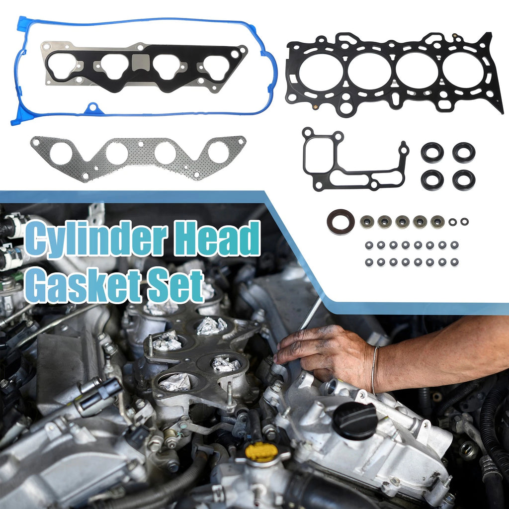 Cylinder Head Gasket Set Metal Replacement for Honda Civic (2001–2005)