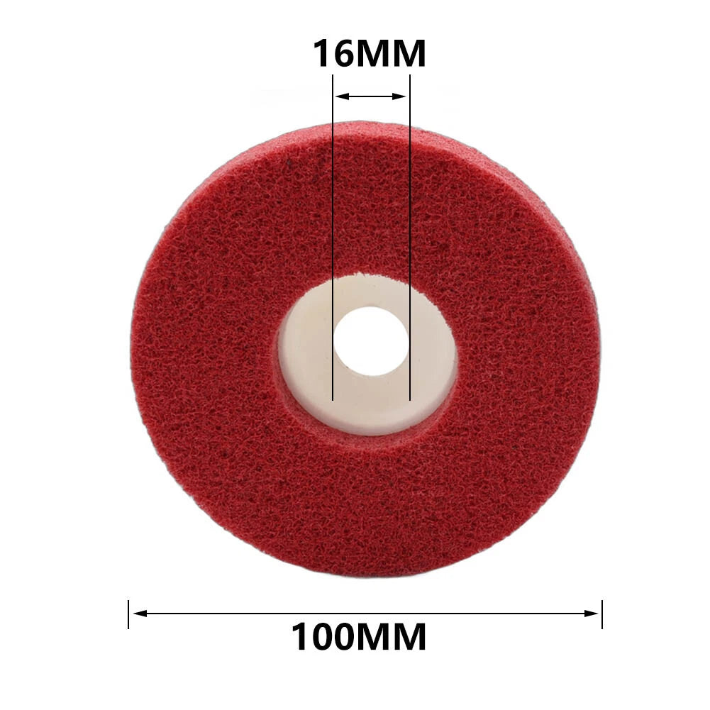 2X 4'' Nylon Fiber Polishing Wheel for Angle Grinder