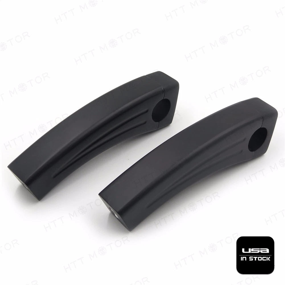 Handlebar Risers for Universal Bikes (1" Bar) 5.5" Black Pullback