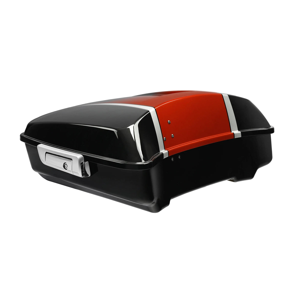 Chopped Trunk for Harley Touring (2014–2023) Sunset Orange/Black Fade