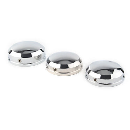 Chrome Upper Fork Stem Nut Covers For Harley FLS FLSS FLSTF FLSTFB FLSTFBS New