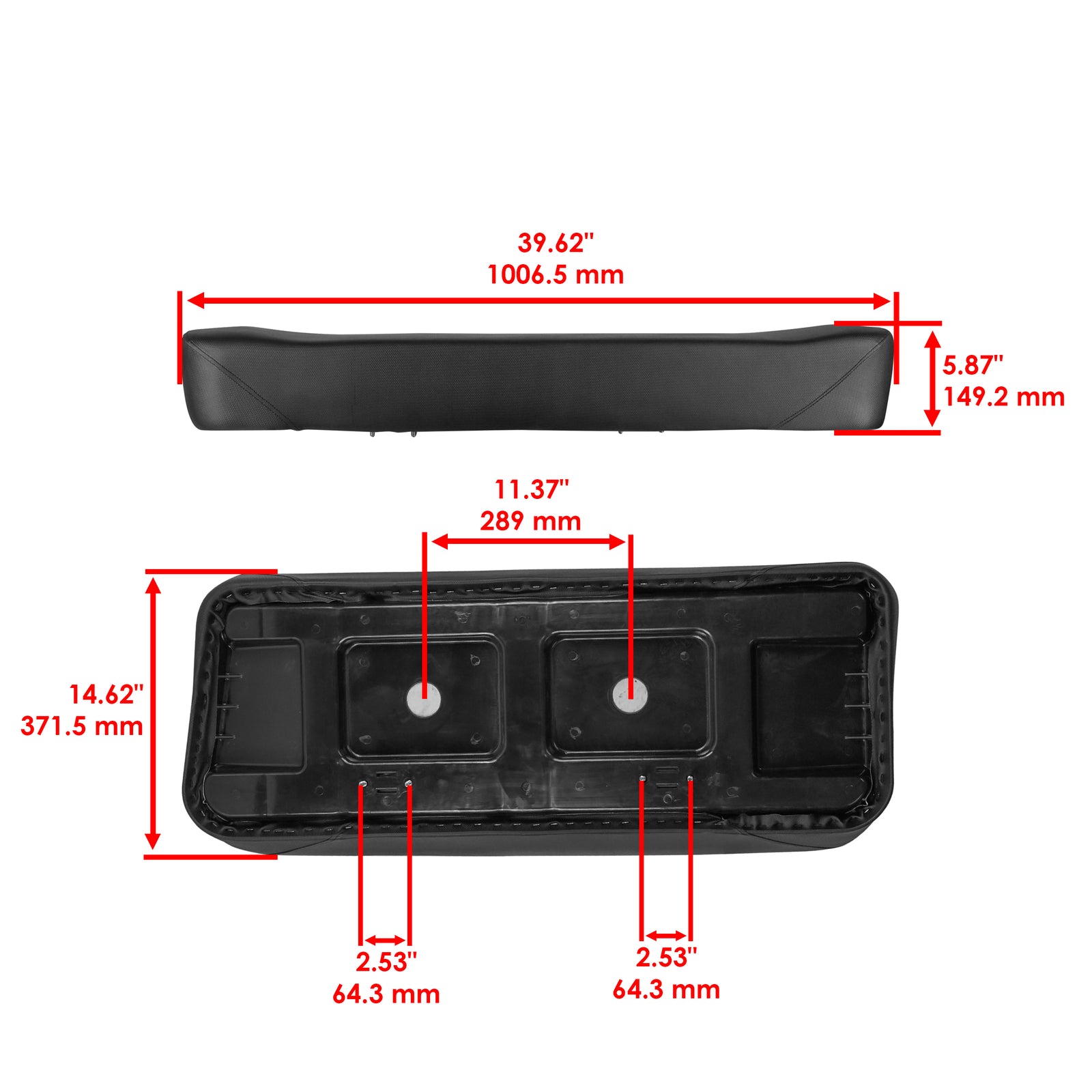 Complete Seat Replacement for Kawasaki KAF400 600 610 (2000–2024)