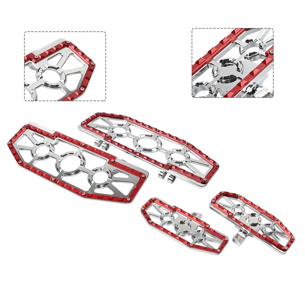 Driver Passenger Floorboard Foot Peg Pedals for Harley Electra Road (2009–2023)