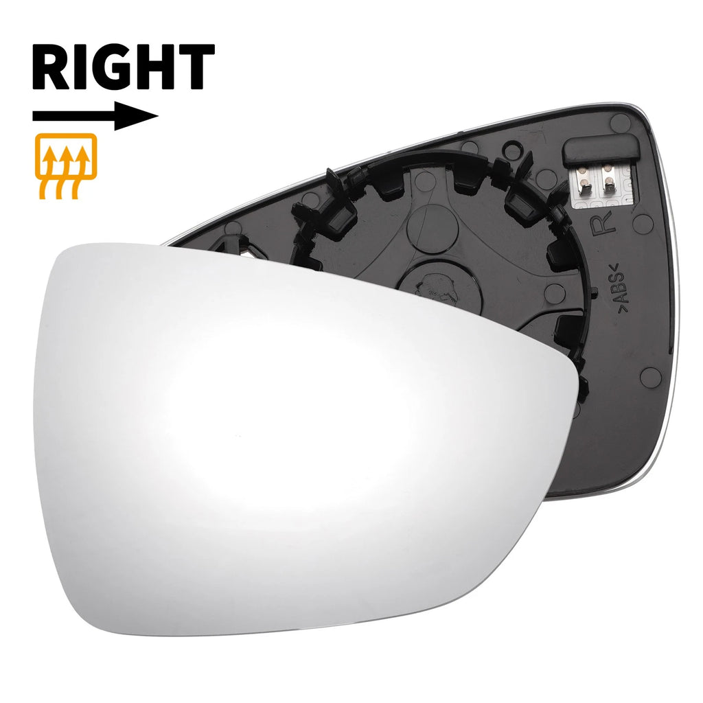 Right Side Mirror Glass with Back Convex Heated for Ford Focus (2018–2023)