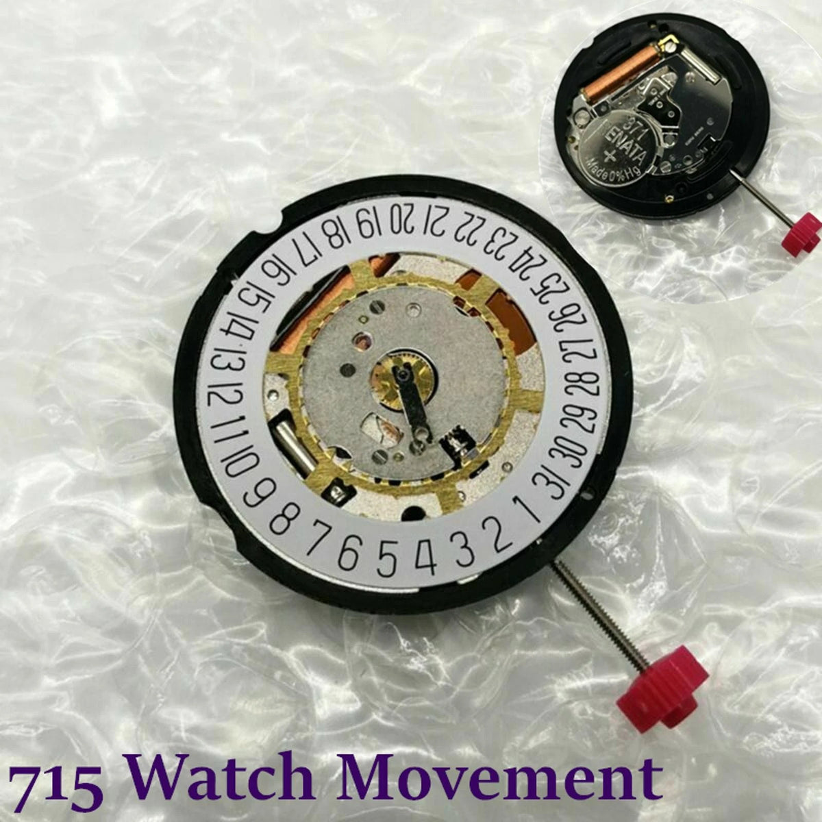 Ronda 715 Quartz Movement with Stem & Battery Replacement (Date)