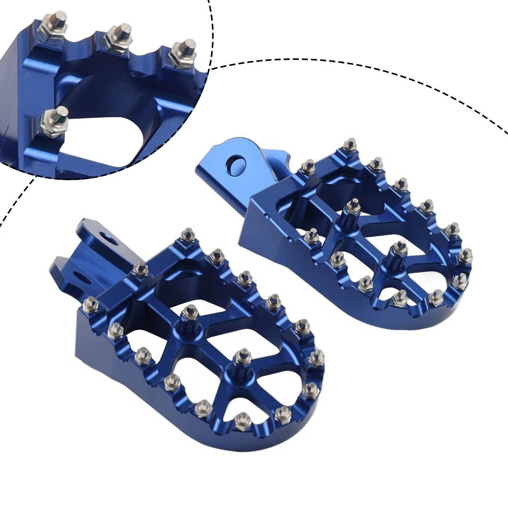 Blue Foot Pegs for Sur Ron S/X, Honda CRF 150F 230F (2003–2019)