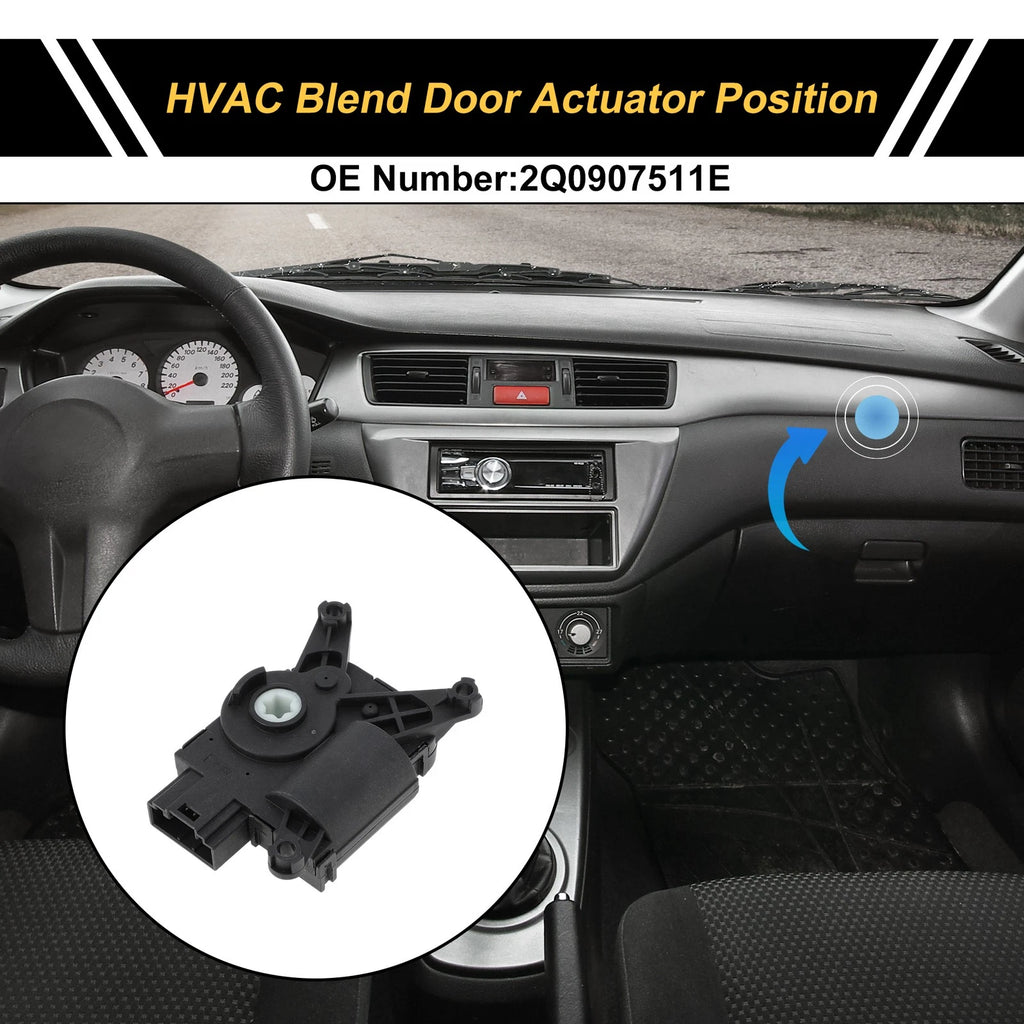 HVAC Heater Blend Door Actuator Replacement for Volkswagen Tiguan (2012–2016)
