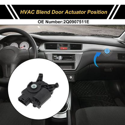 HVAC Heater Blend Door Actuator Replacement for Volkswagen Tiguan (2012–2016)
