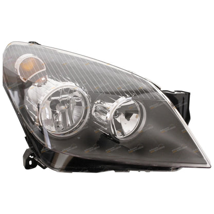 Black Headlights Pair for Holden Astra AH (2004–2006)