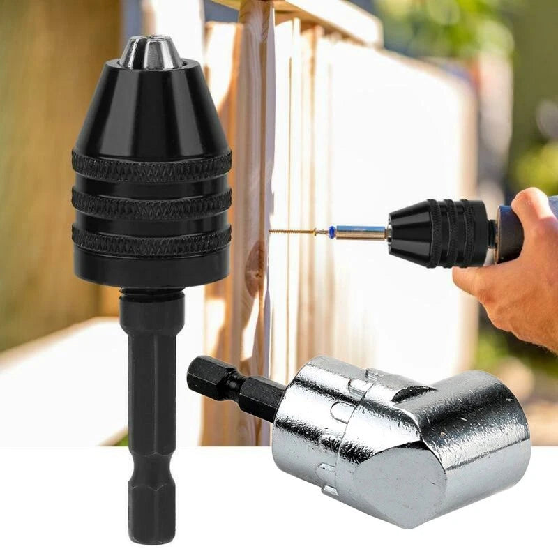 Angle Driver Screwdriver Converter Adapter for Drill Chuck