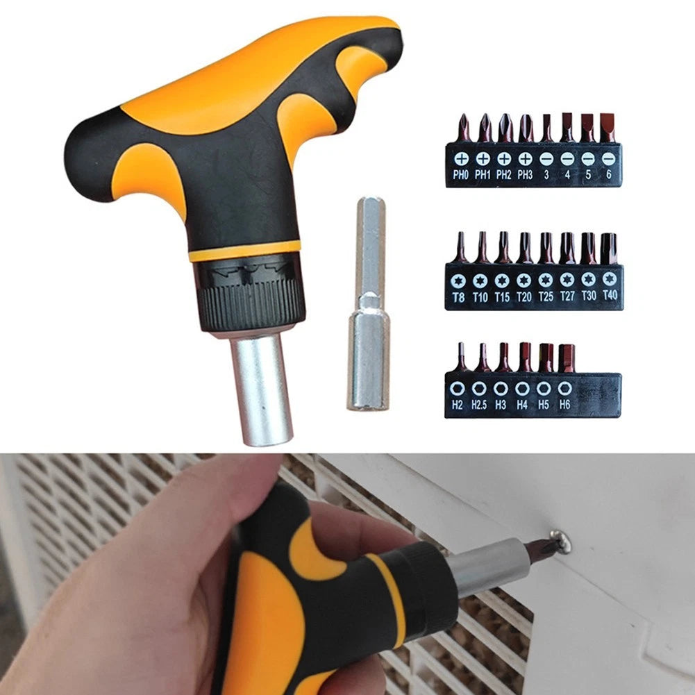 Set of 4 Ratchet Screwdrivers for Improved Efficiency