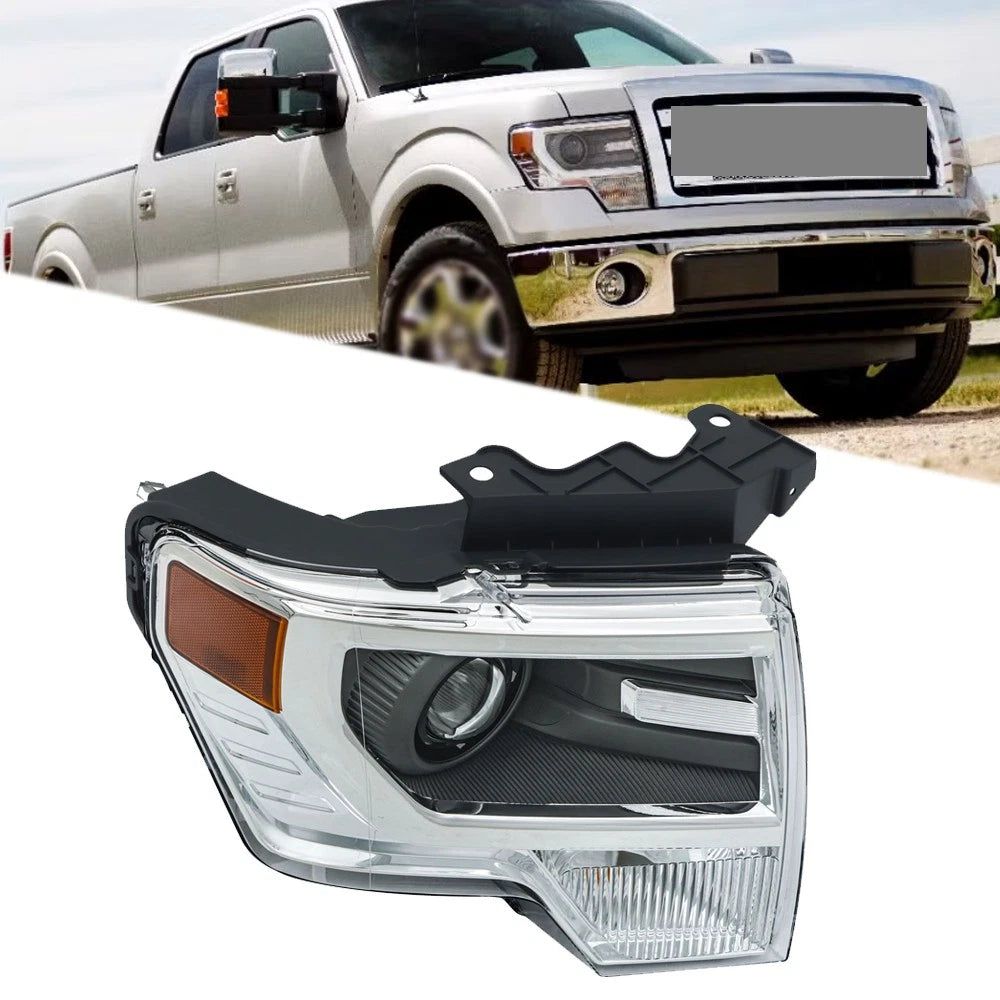 HID Front Headlight Headlamp for Ford F150 (2013–2014) Right Side Clear Lens