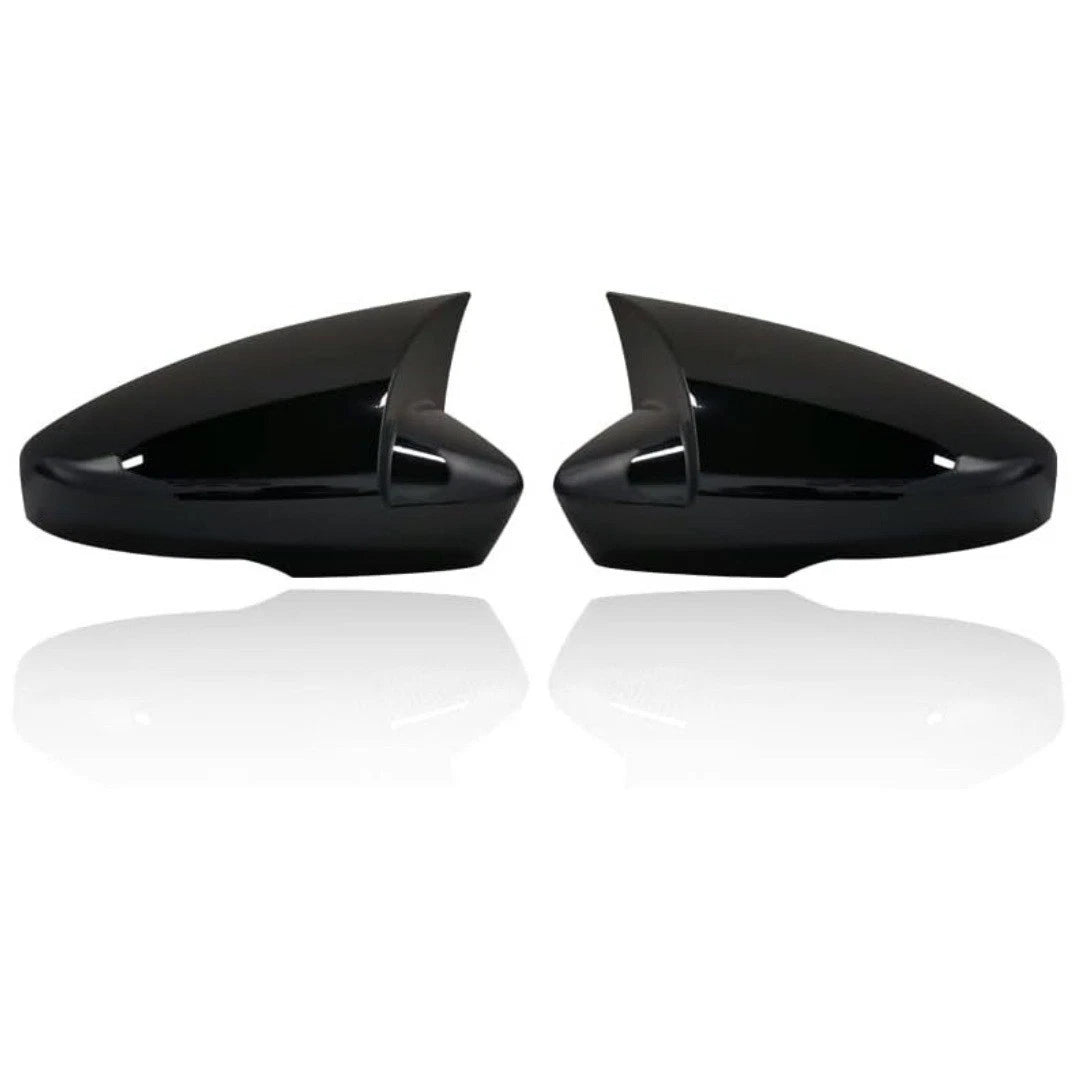 Gloss Black Side Mirror Cap Covers for Skoda Octavia Mk3 (2014–2019)