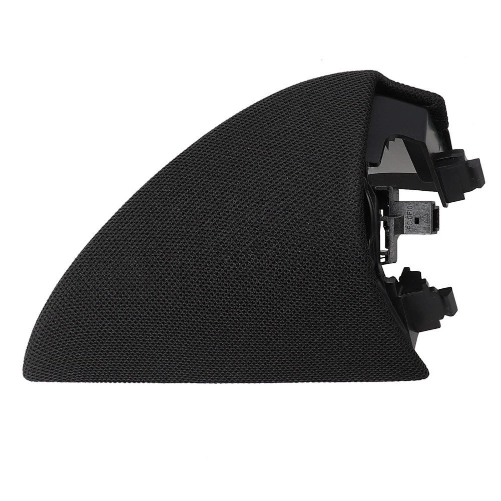 For Model Y 2020 2021 Left Front Door Tweeter Speaker Cover in Black ABS