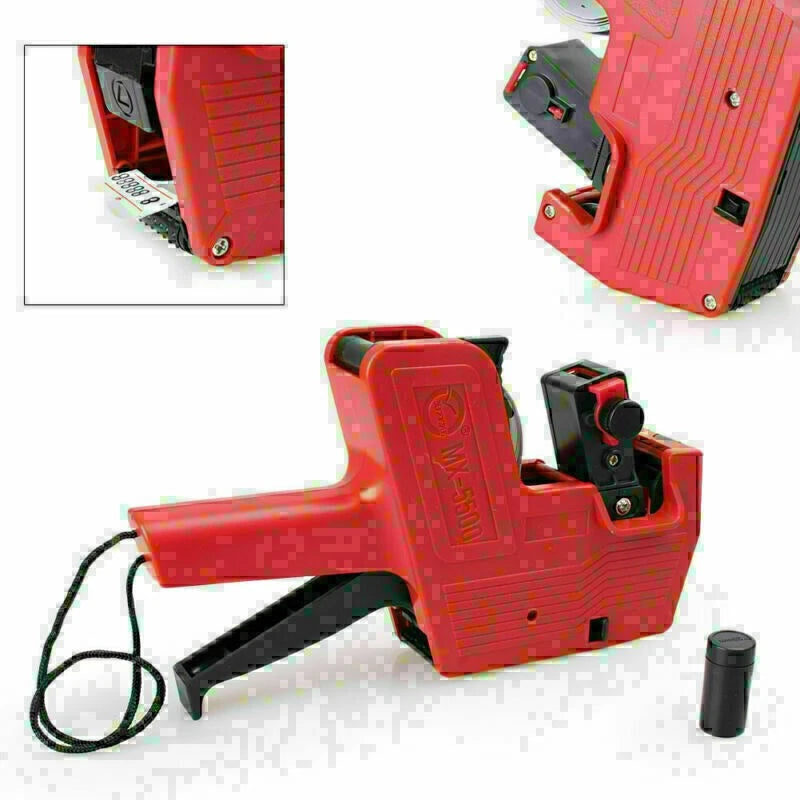 MX-5500 EOS 8 Digits Price Tag Gun Labeler Labeller Including Ink Roller Machine