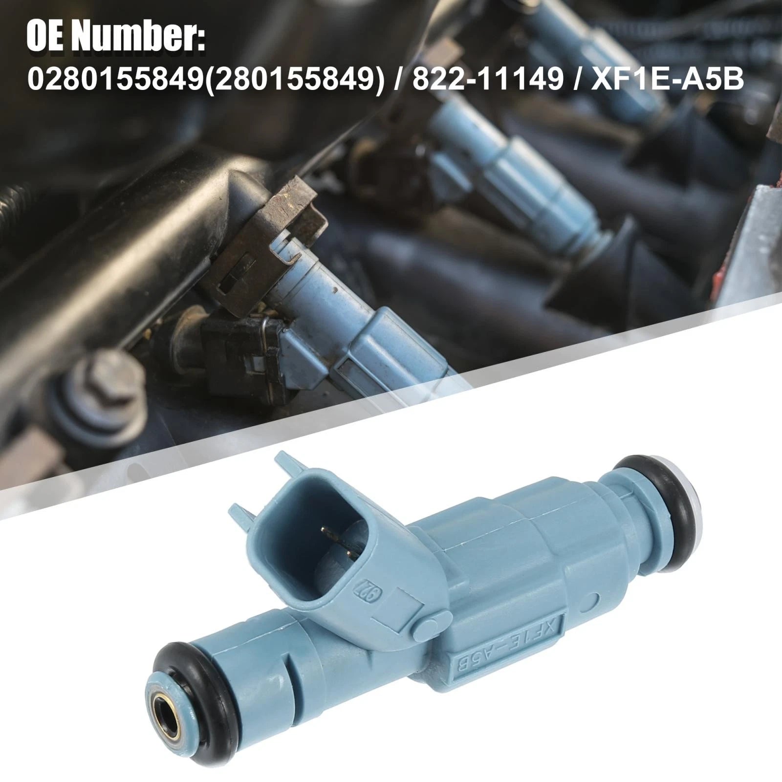Fuel Injector Set 8 Pcs Replacement for Dodge Durango Dakota 4.7L (1997–2003)