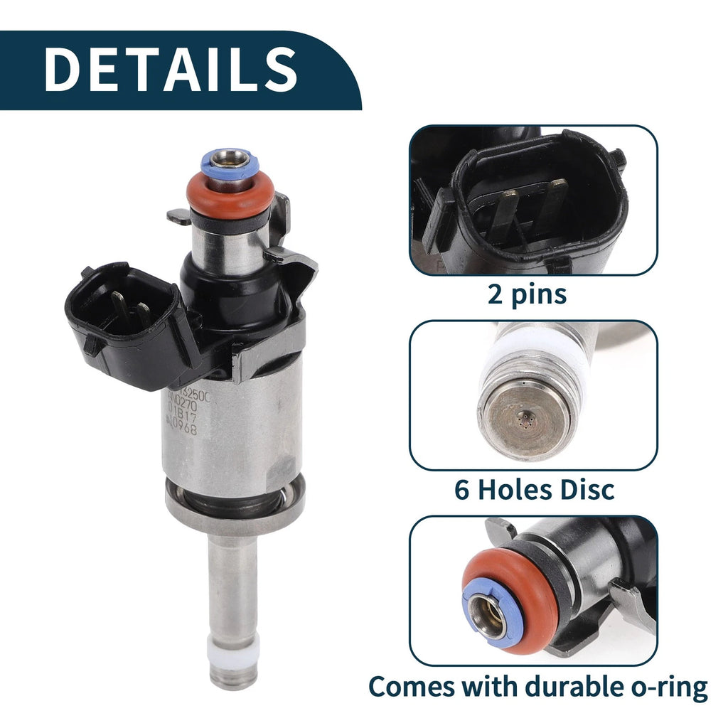 Fuel Injector Replacement for Mazda MX-5 Miata 2.0 (2016–2018) Black