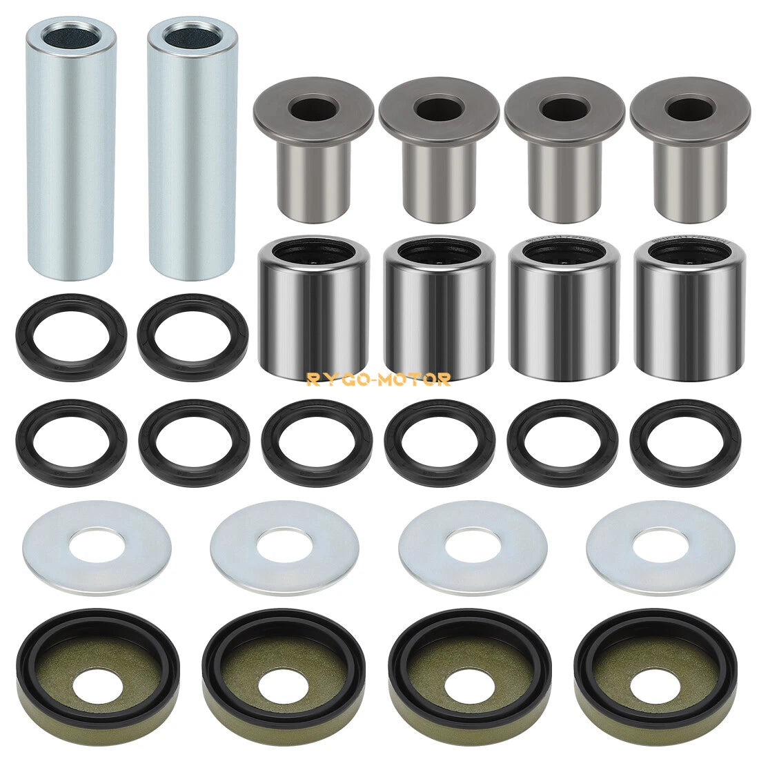Set of 2 Front Upper & Lower A-Arm Bushing Seal Kits for Arctic Cat ATV 400 DVX (2004–2008)