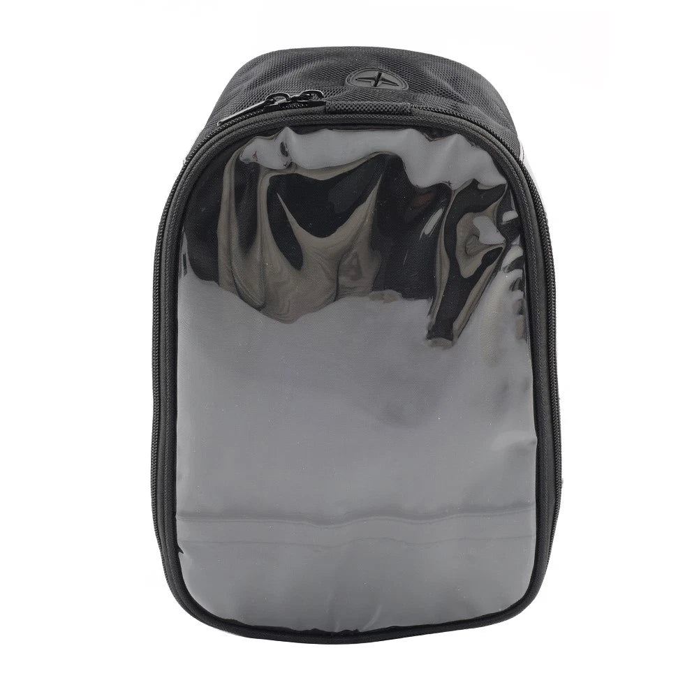 1PC Universal Motorcycle Front Fuel Tank Bag Touchable Navigation Black