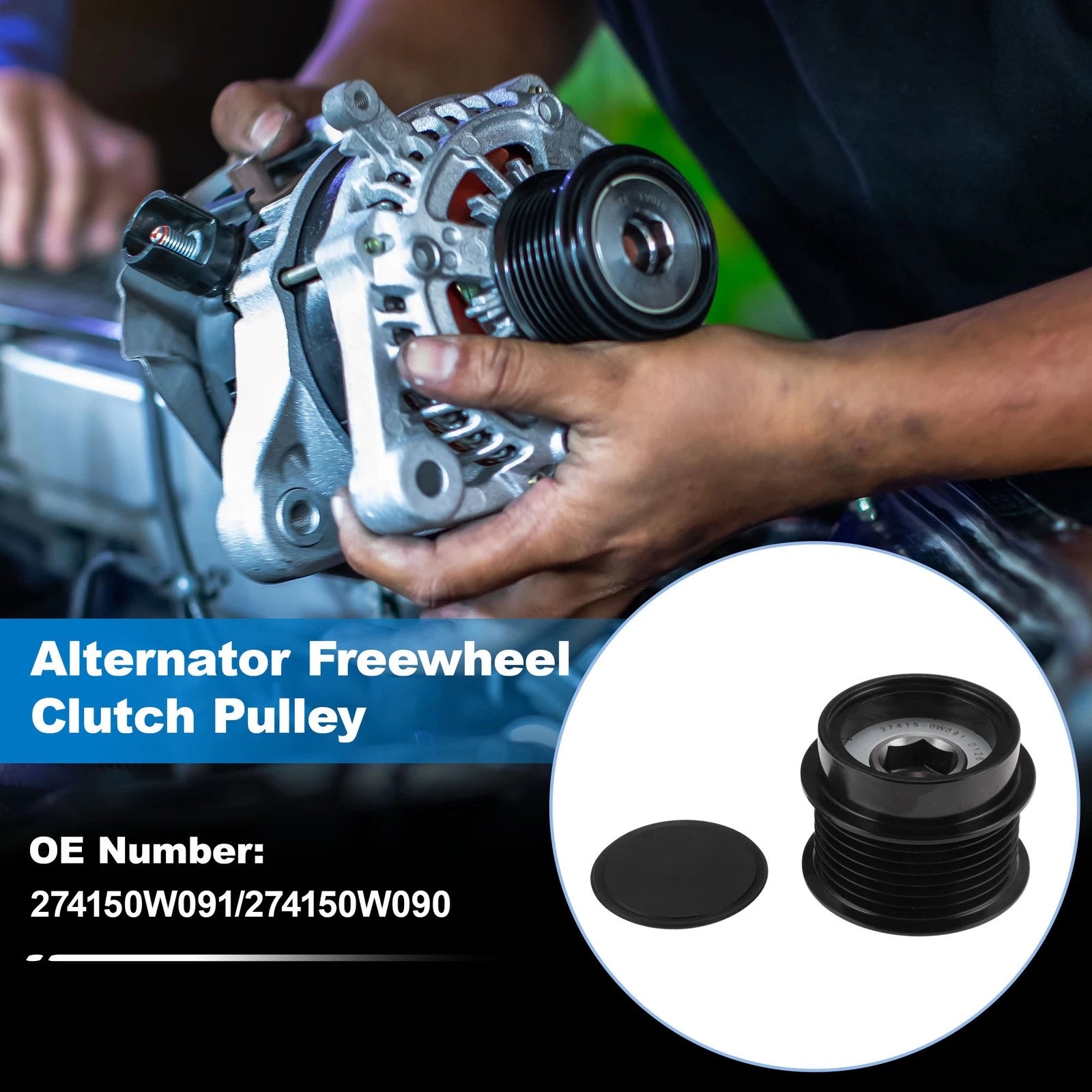 Alternator Freewheel Clutch Pulley Replacement for Toyota Avanza (2007–2008)