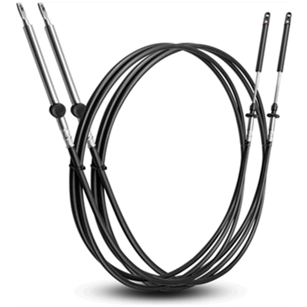 2X 12FT Remote Control Cable for Johnson/Evinrude Watercraft (0173112, 173112)