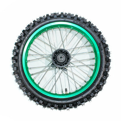 12mm Front + 12 Inch Rear Wheel Rim Tire for PIT PRO Dirt Bike (14")