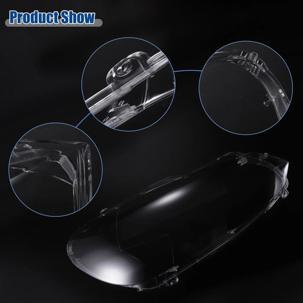 Headlight Clear Lens Cover Pair for Volkswagen Golf 6 (2010–2015)