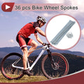 Bicycle Spoke Set 247mm Galvanized Carbon Steel for 13G Wheels (All)