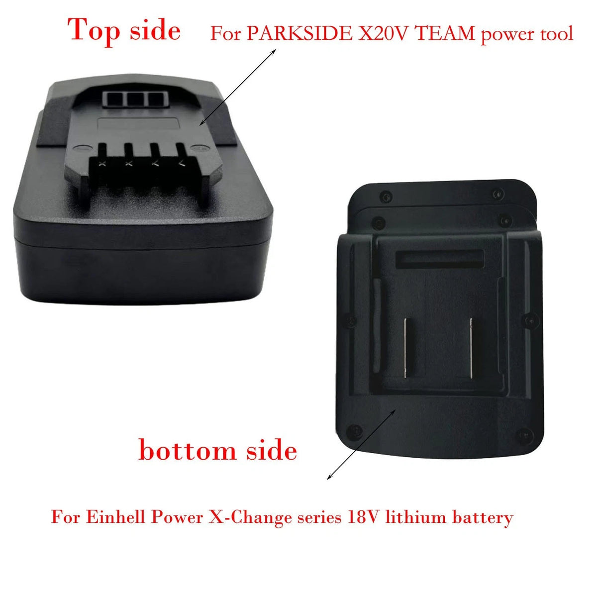 Adapter for Einhell Batteries with Parkside Tools