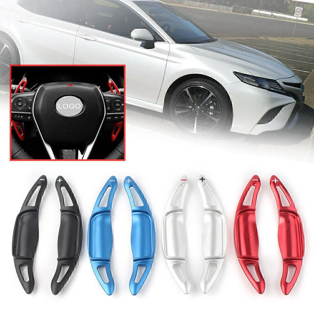 Steering Wheel Shift Paddle Shifter Extension for Toyota Camry (2018–2020) Blue