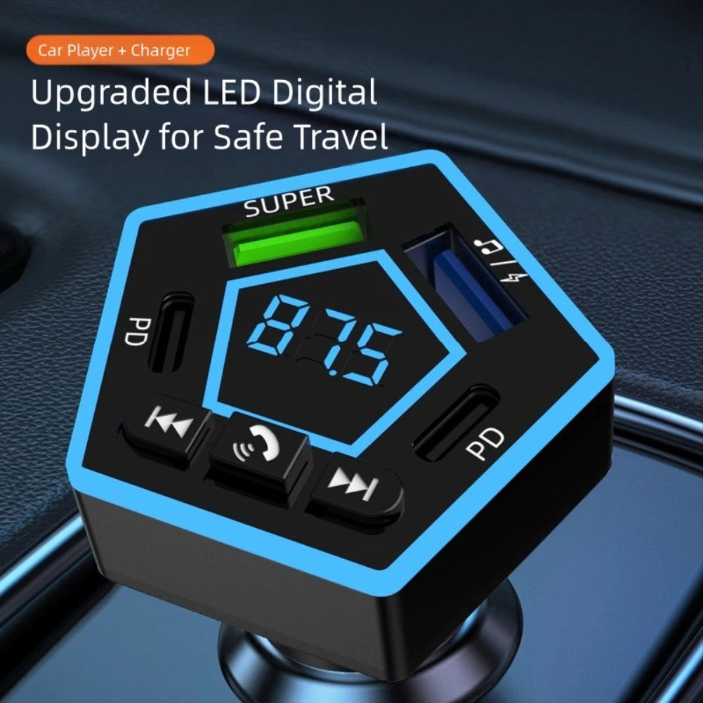 4 Ports Car Charger for Fast Charging USB Adapter for Vehicle Use