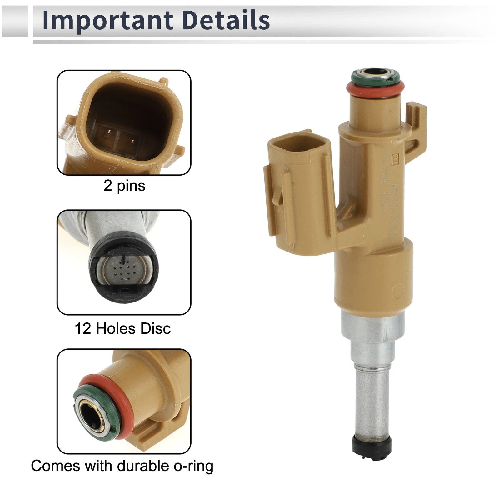 Fuel Injector for Lexus GX460 4.6L V8 Replacement (2010–2021)