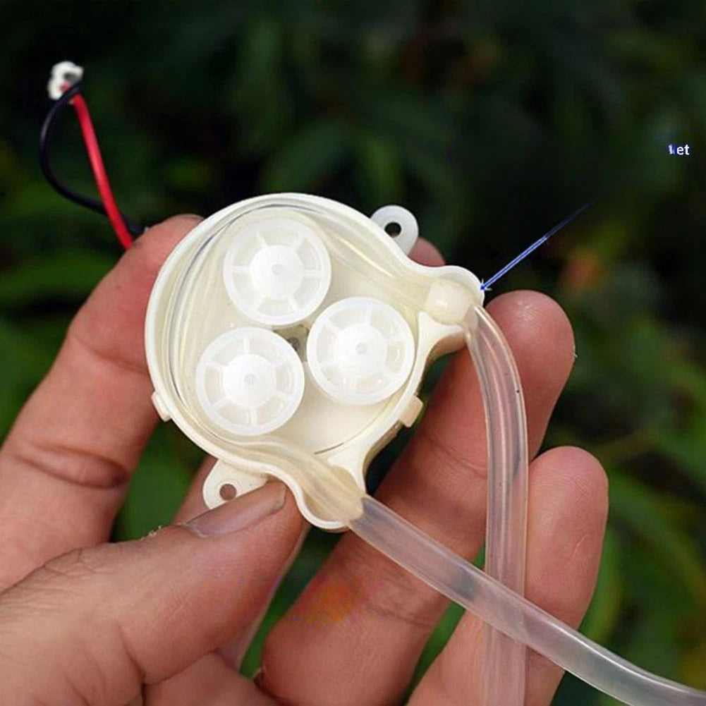 Peristaltic Pump DC 5V 500 RPM Self Priming Compact Design (Lab Use)