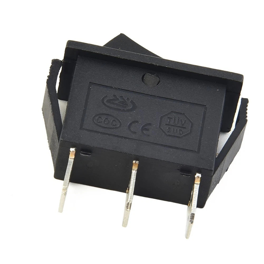 On-Off-On Rectangular Rocker Switch SPDT for Car Dashboard (Universal)