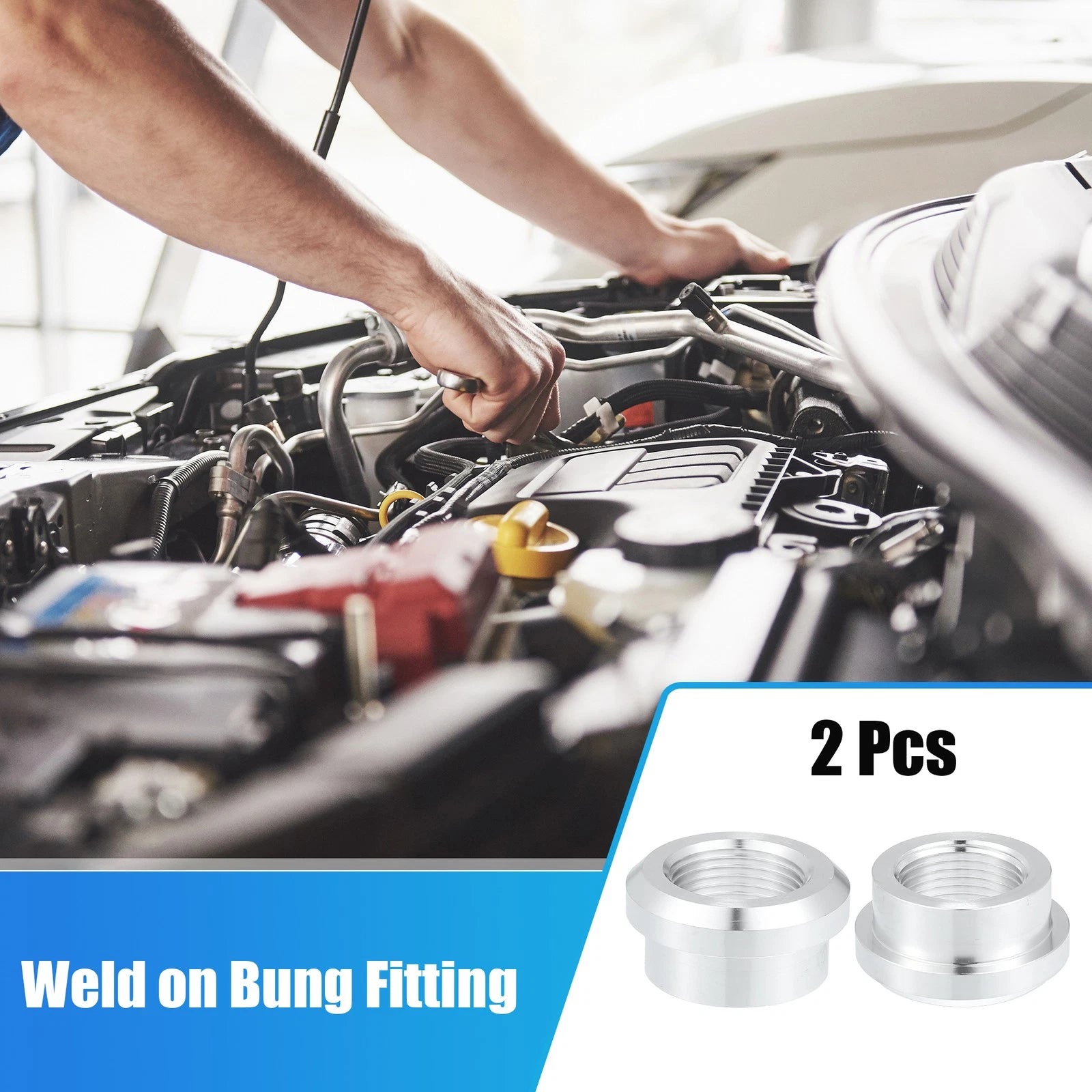 2pcs 3/4" NPT Female Weld on Bung Fitting for Universal Applications