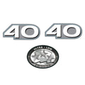 Horsepower Label Decal Sticker for Yamaha Outboard Engine (40 HP)