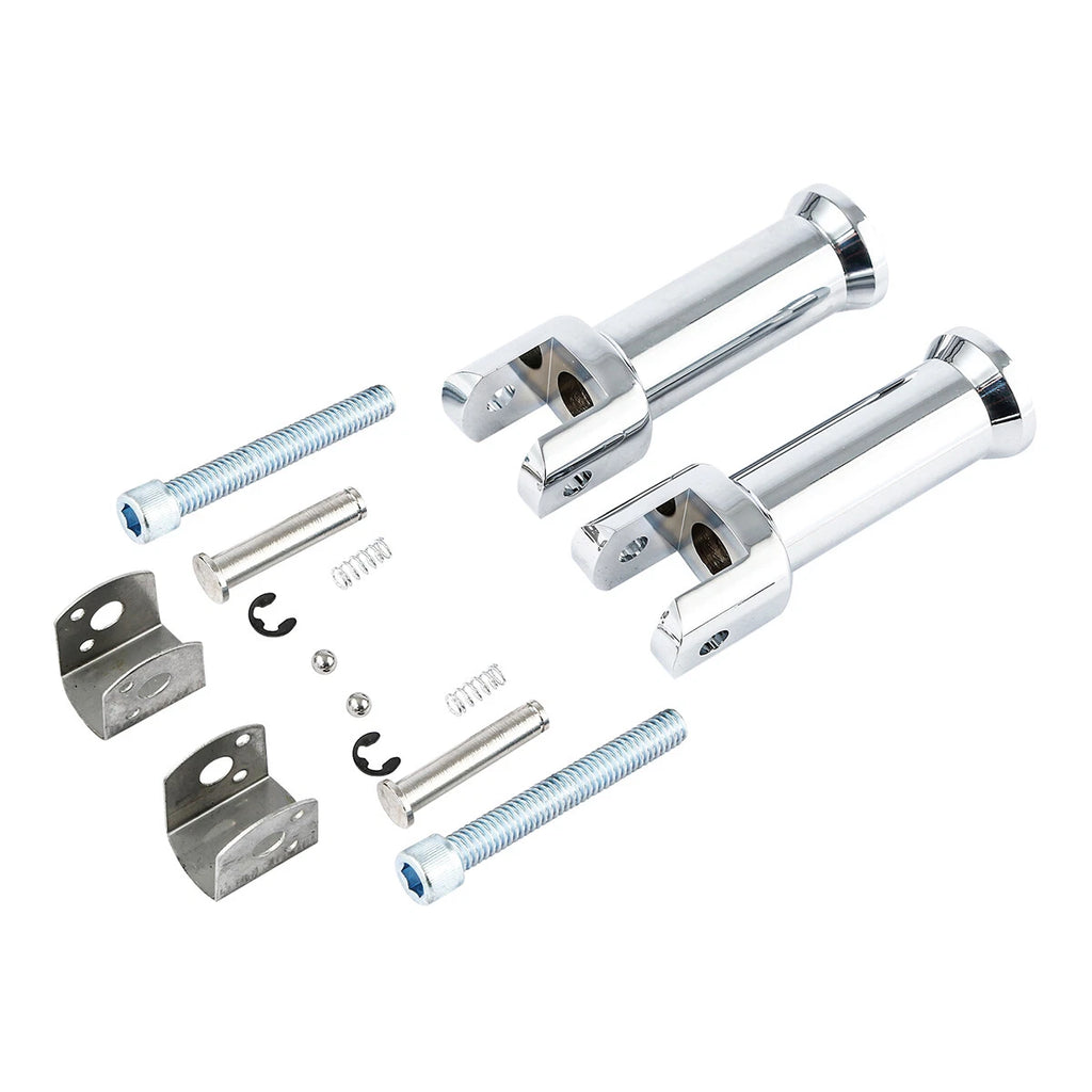 Chrome Passenger Footpeg Support Mount for Harley Softail (2018–2023)
