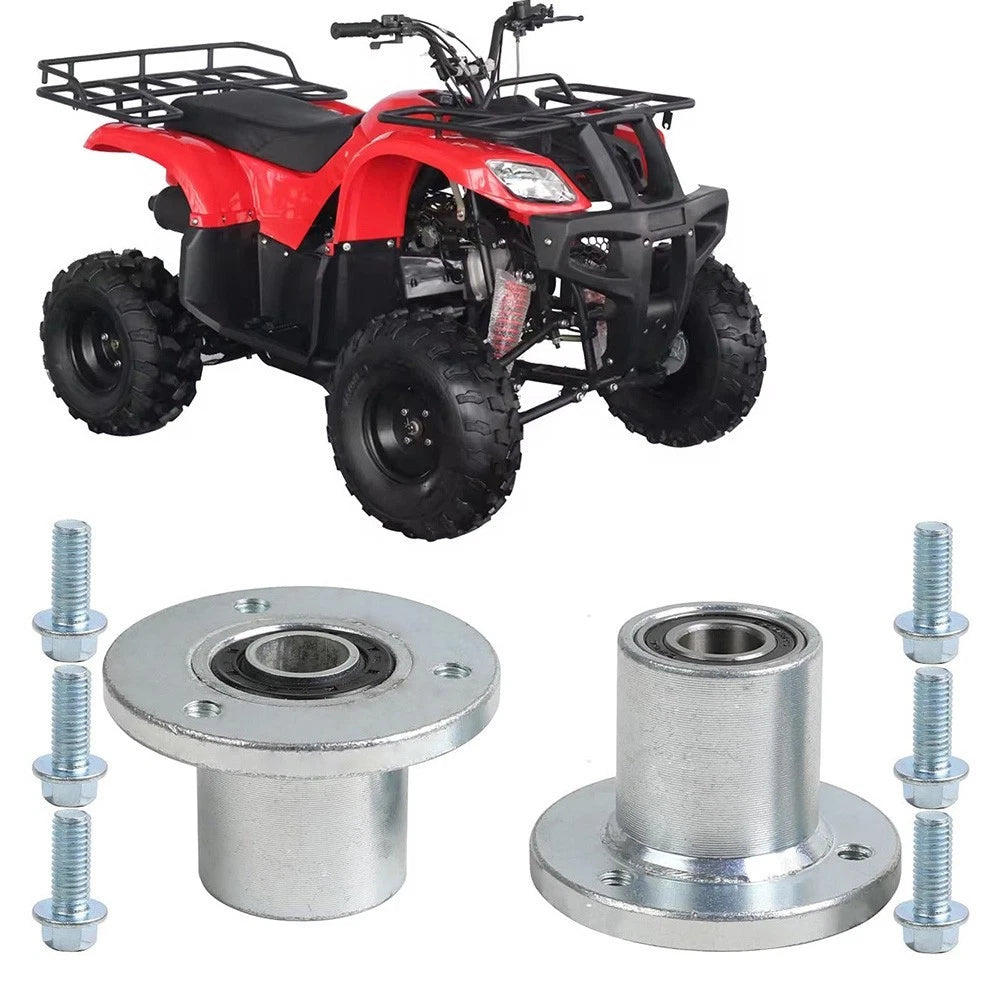 Front Wheel Hub 17mm 3 Stud Pair for ATV UTV Go Kart Buggy (Fits Various)