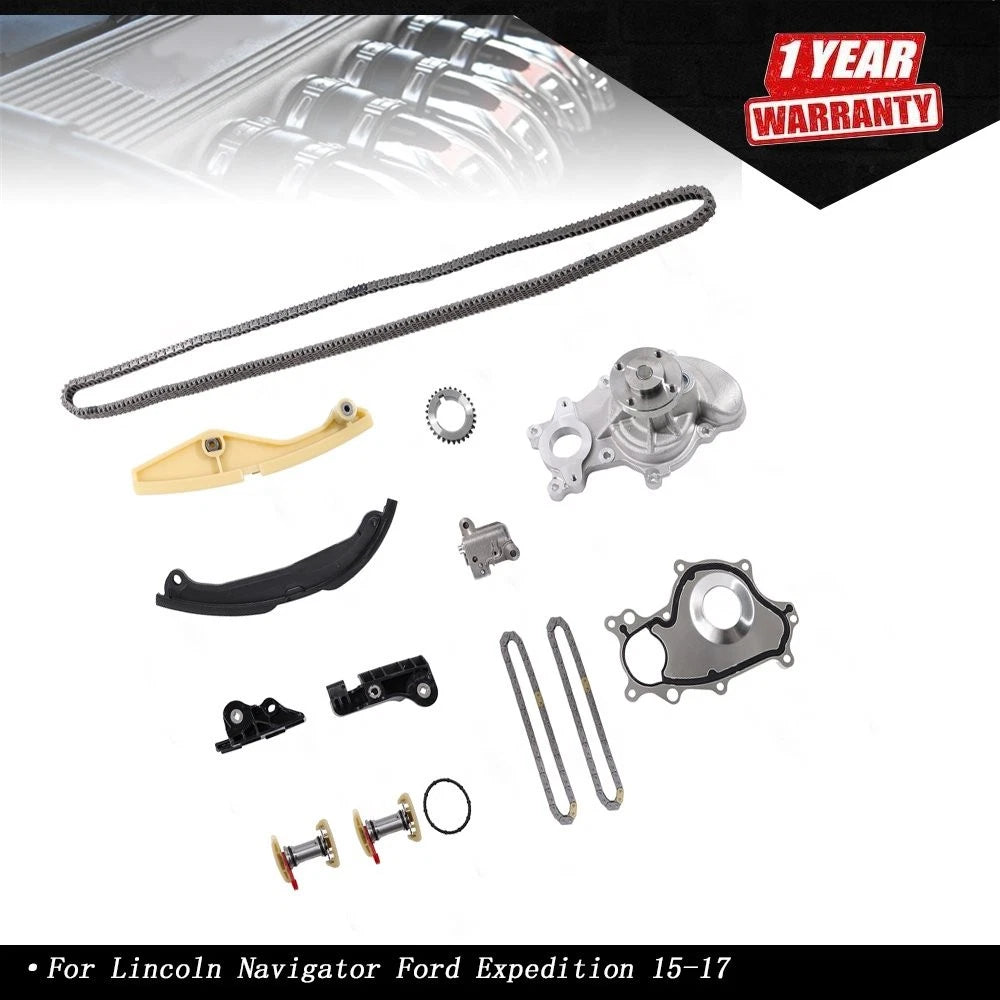 Timing Chain Kit & Water Pump for Lincoln Navigator, Ford Expedition (2015–2017)