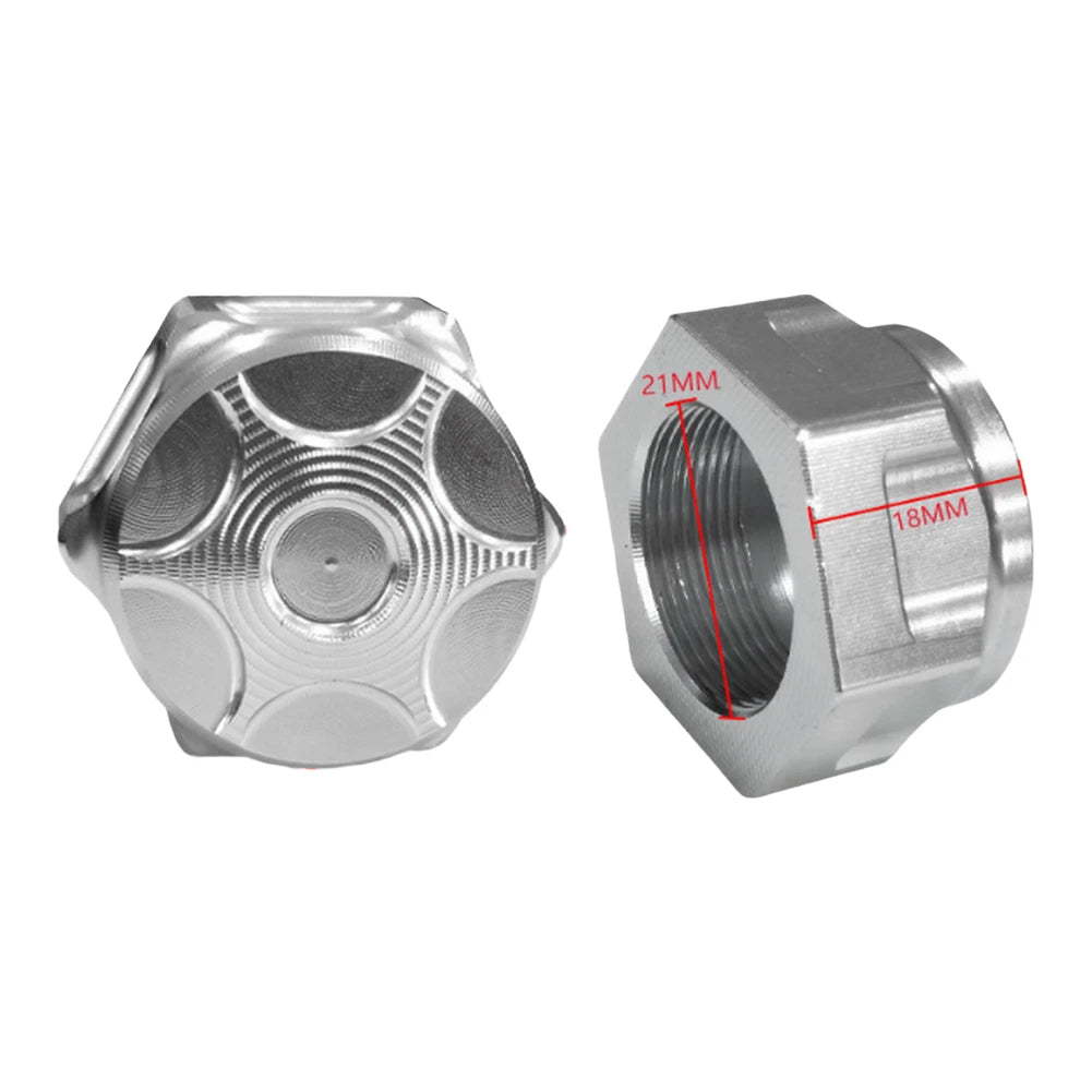 CNC Aluminum Alloy Upper Plate Screw Decorative Cover for Motorcycle Use