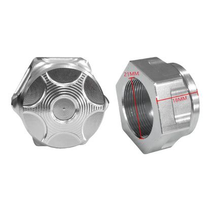 CNC Aluminum Alloy Upper Plate Screw Decorative Cover for Motorcycle Use