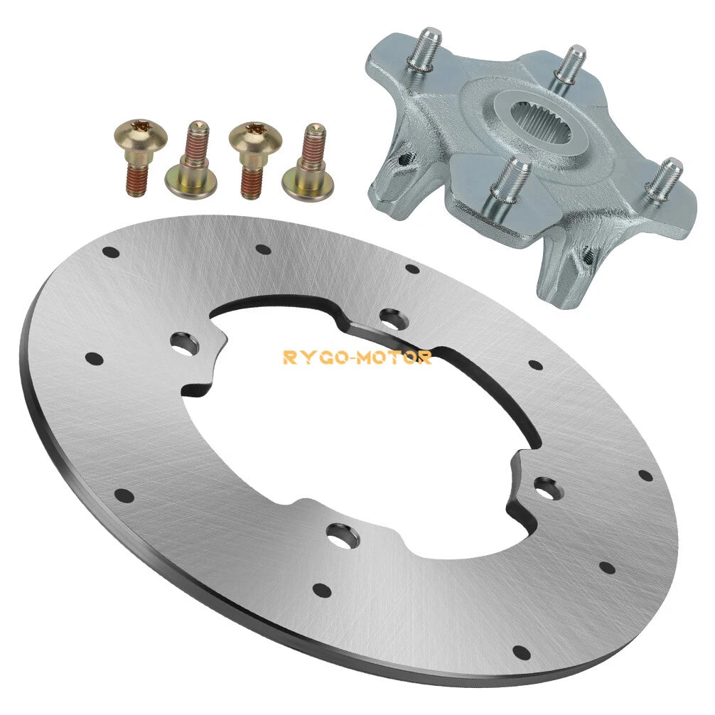 Wheel Hub & Brake Rotor Disc Kit for Arctic Cat 400 500 550 650 700 (2005–2018)