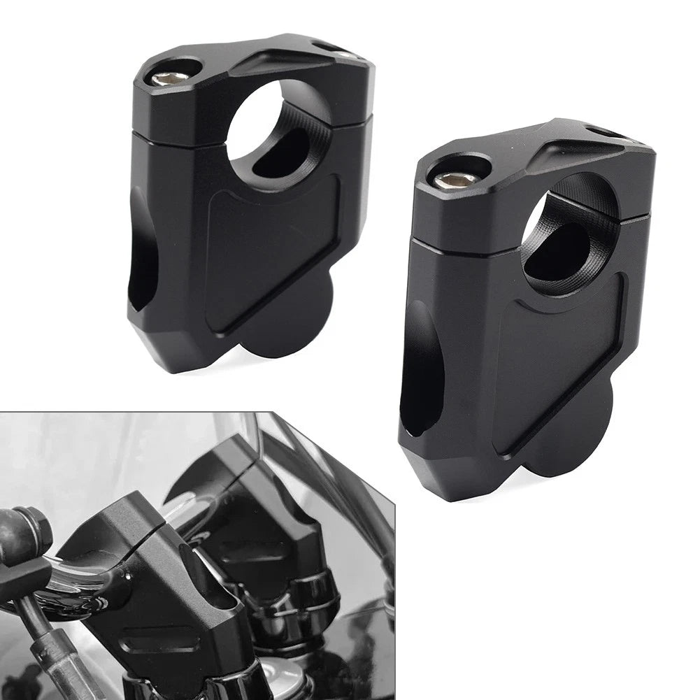 28mm Handlebar Mount Clamp Riser for Honda Suzuki Kawasaki (Motorcycle)