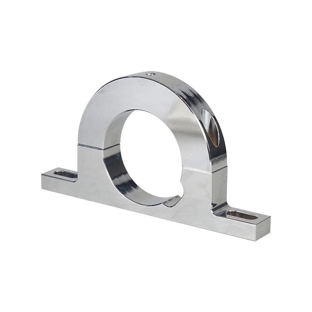 Steering Column Keyed Mount for Universal (2" Hole, Brushed Aluminum)