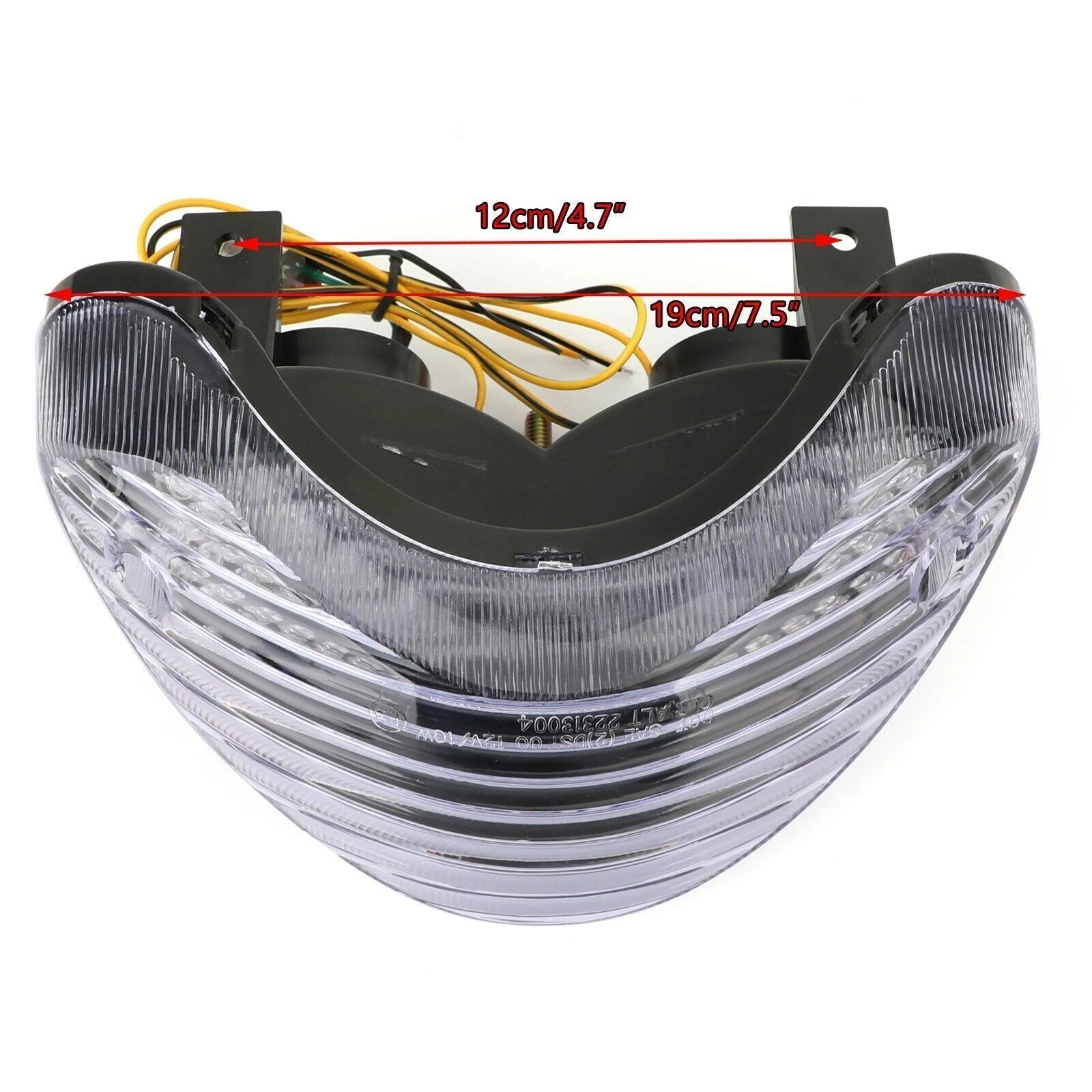 Clear LED Taillight with Integrated Turn Signals for Suzuki SV650 TL1000S TL1000R (1999–2002)